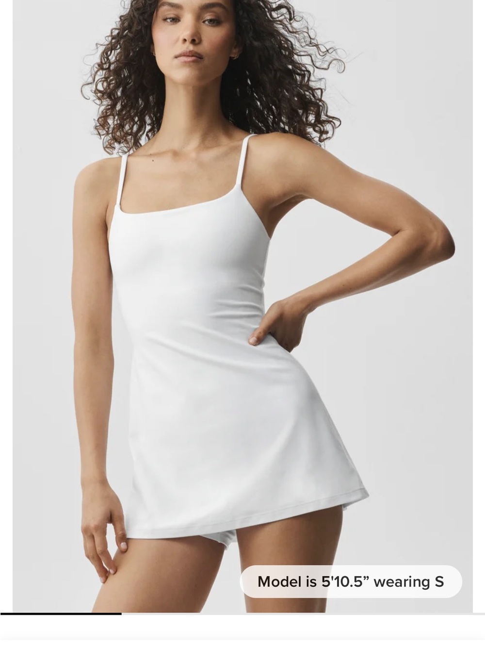 White alo tennis dress